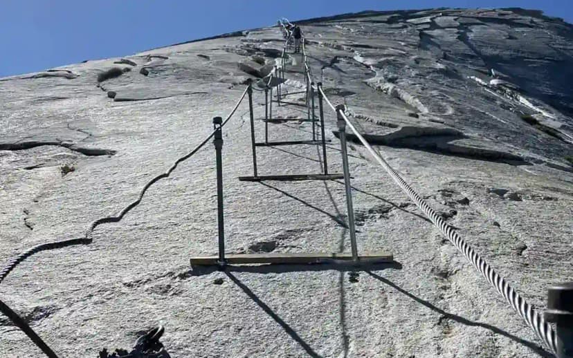 Half Dome Cables: When They Are Up, and What They Are Like