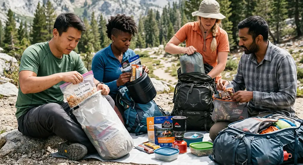 How to Pack Food for Backpacking: Calories, Weight, and Bear Safety