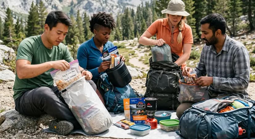 How to Pack Food for Backpacking: Calories, Weight, and Bear Safety