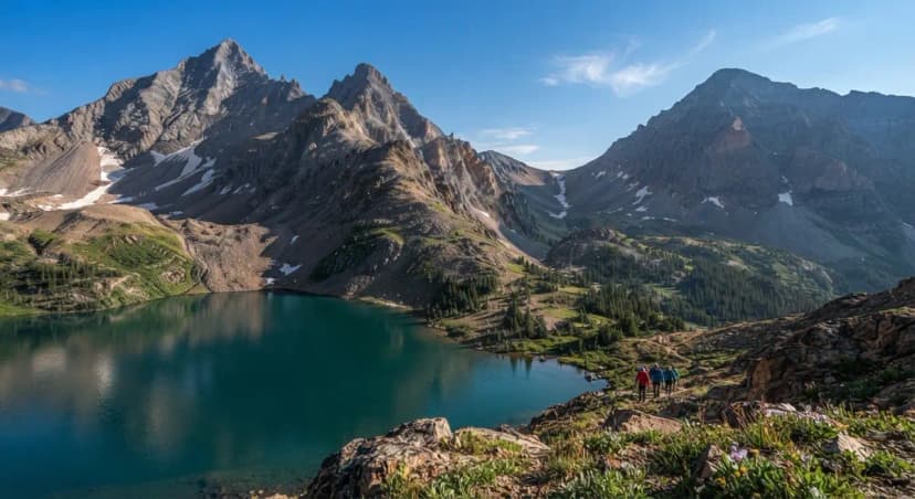 Blue Lakes and Mount Sneffels: The Northern Approach