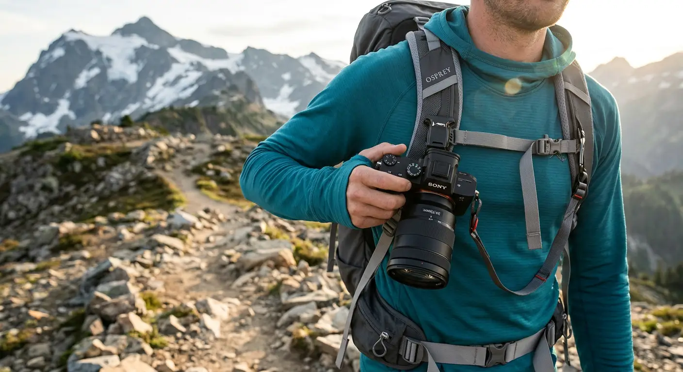 How to Carry a Camera While Hiking: Systems That Actually Work
