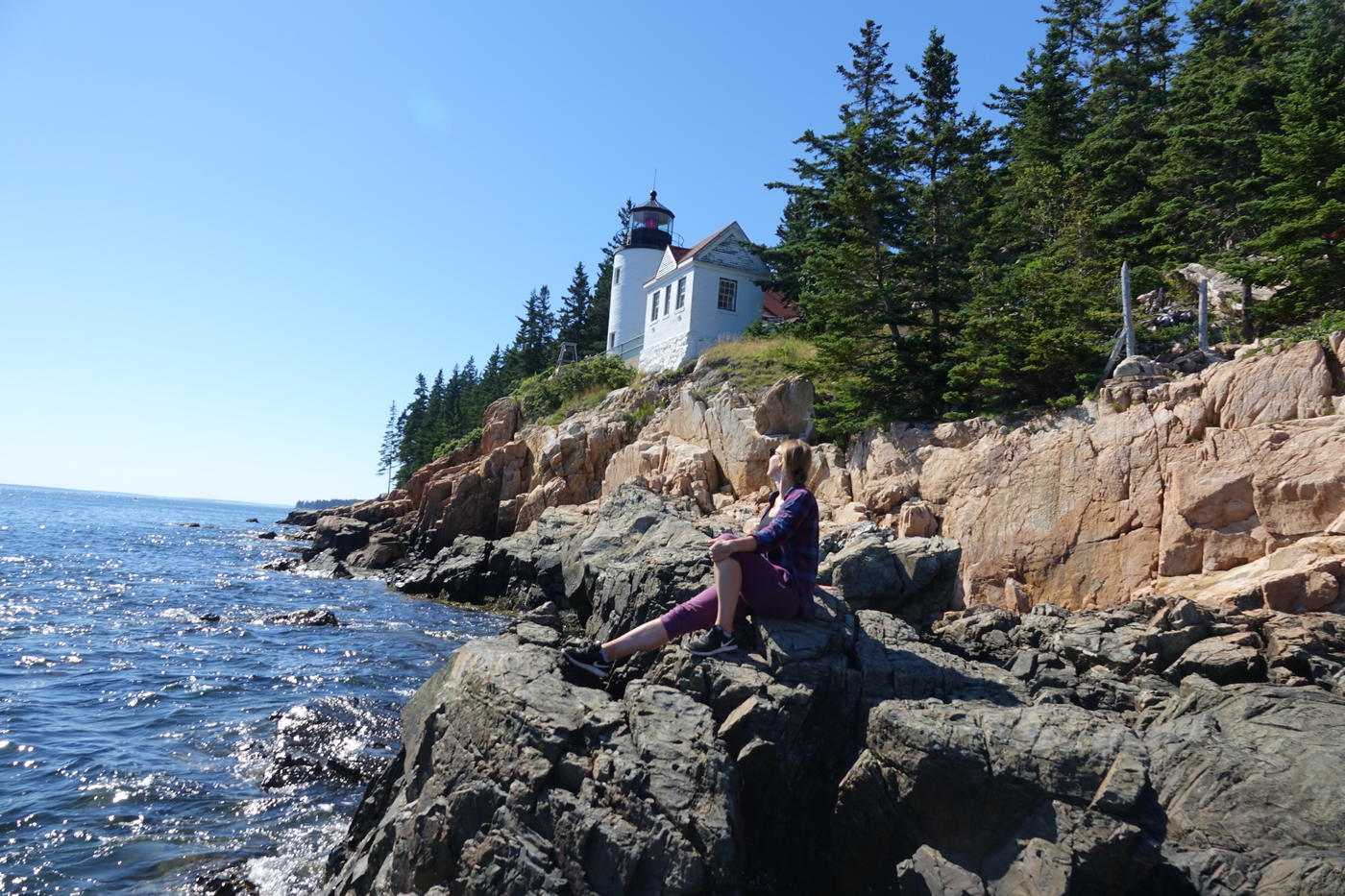 The working harbour at Bass Harbor on the quiet west side of Mount Desert Island