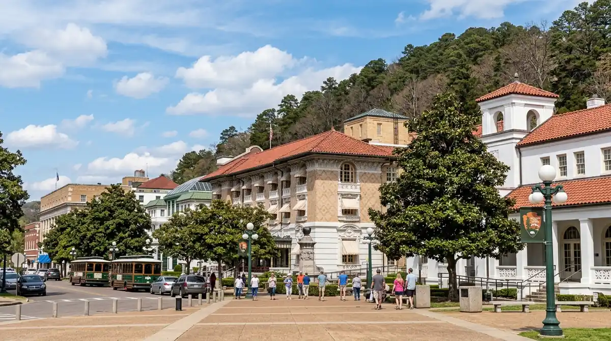 Bathhouse Row · Hot Springs National Park