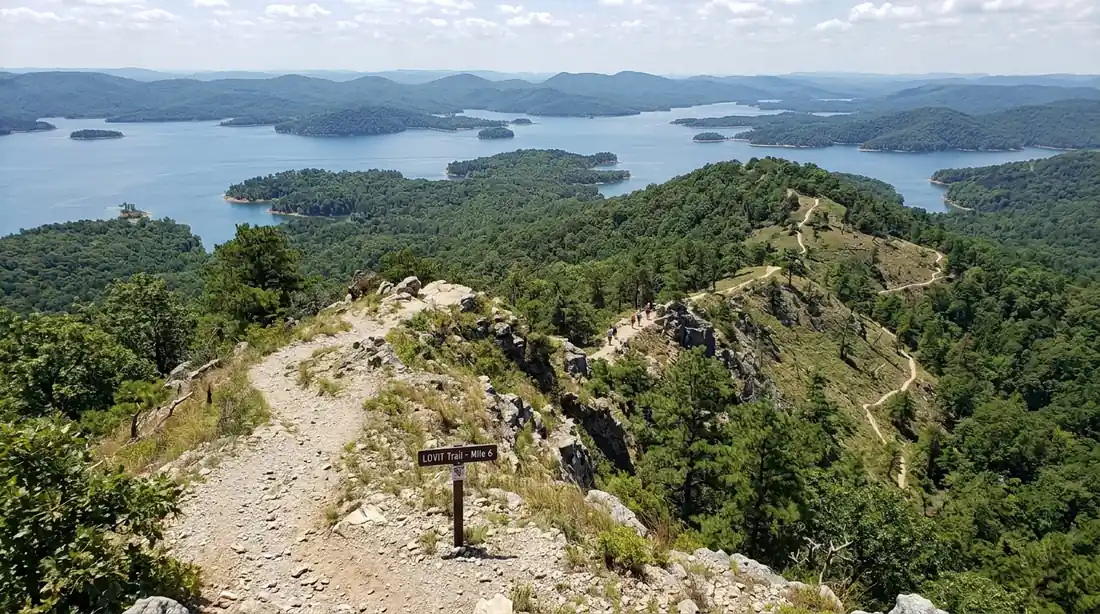 Lake Ouachita from the Vista Trail