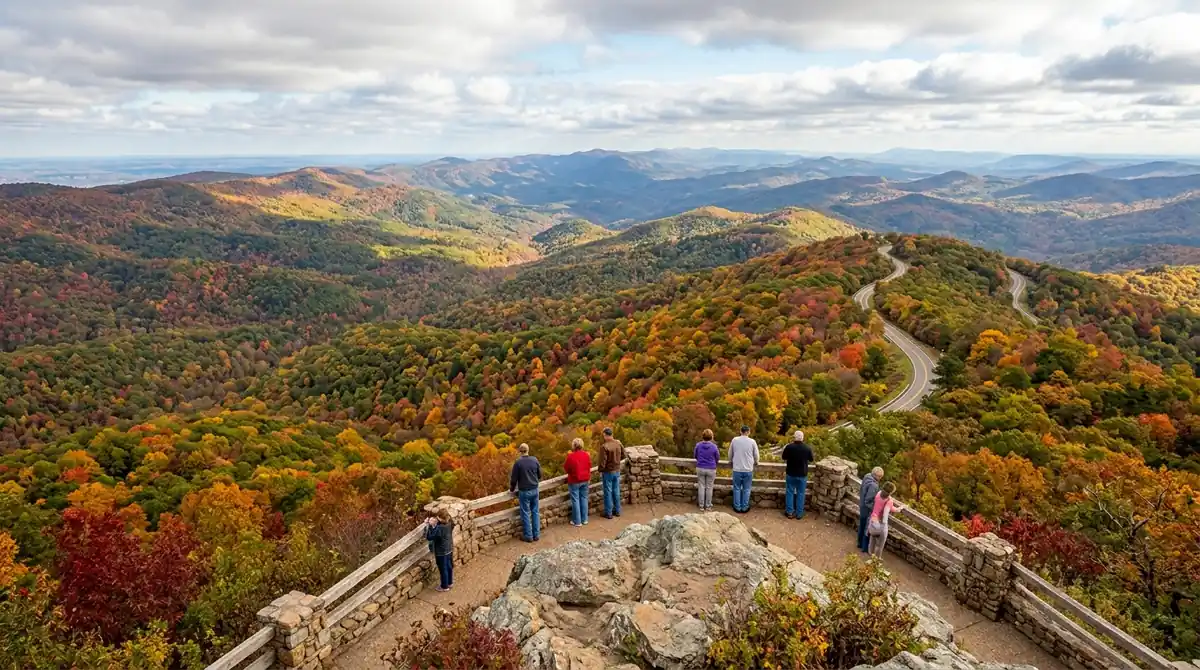 Talimena Scenic Byway · Ouachita overlooks