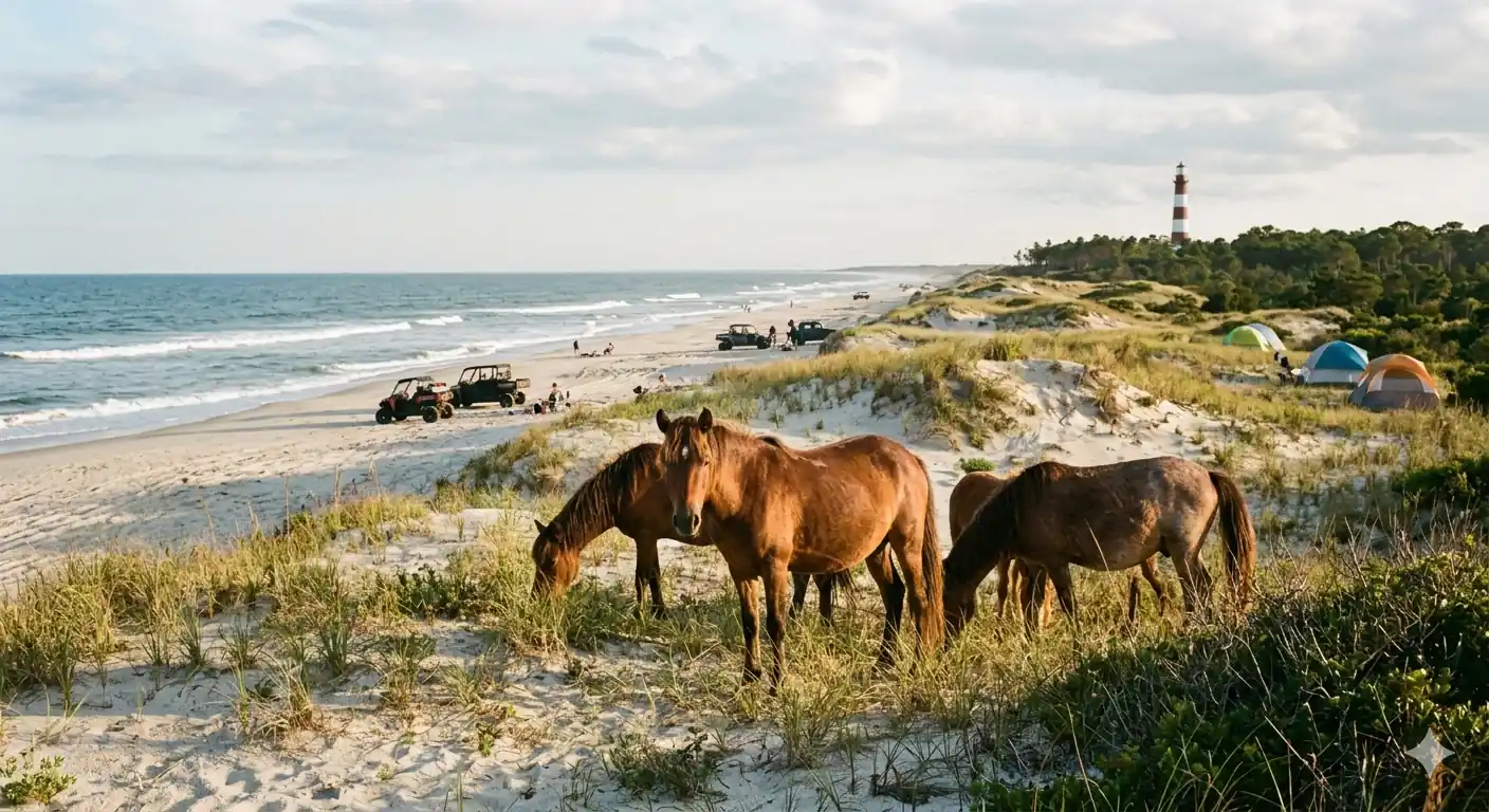 Assateague Island: 3-Day Wild Pony Beach Backpacking