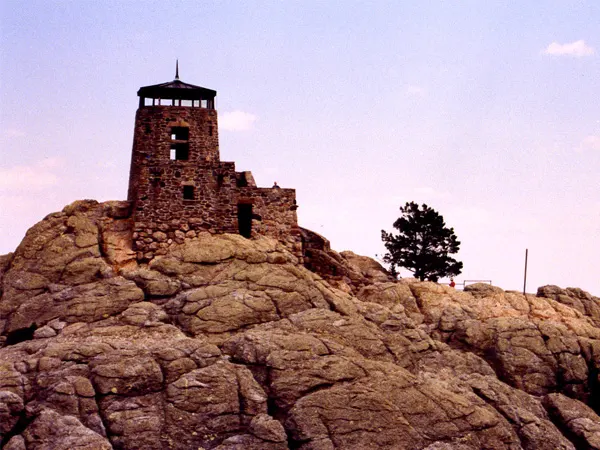 Black Elk Peak · 7,242 ft summit fire tower