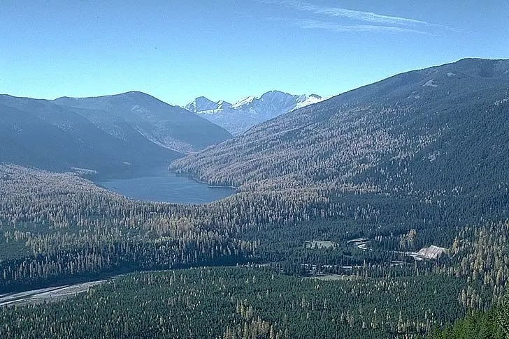 Big Salmon Lake · a common horse-packer staging point
