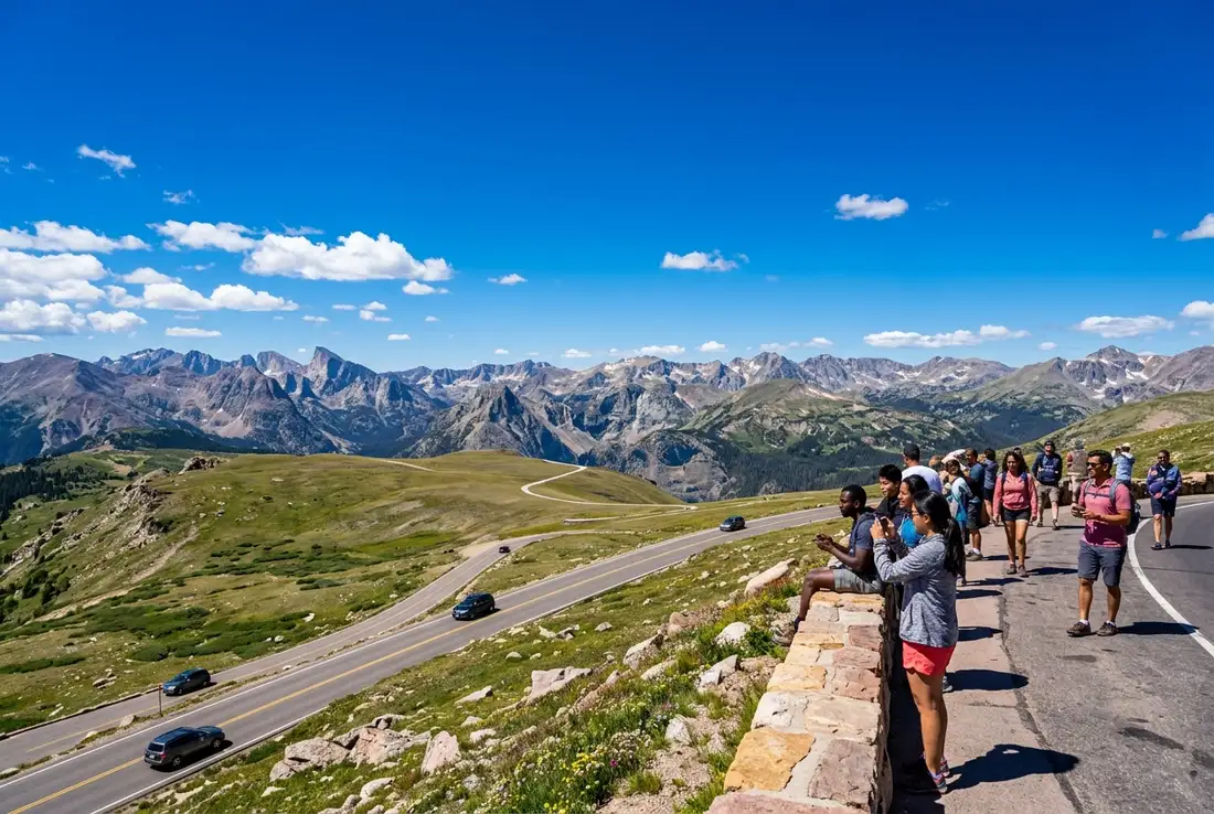 Trail Ridge Road · above 12,000 ft