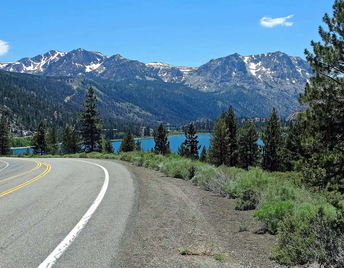 June Lake Loop · four alpine lakes