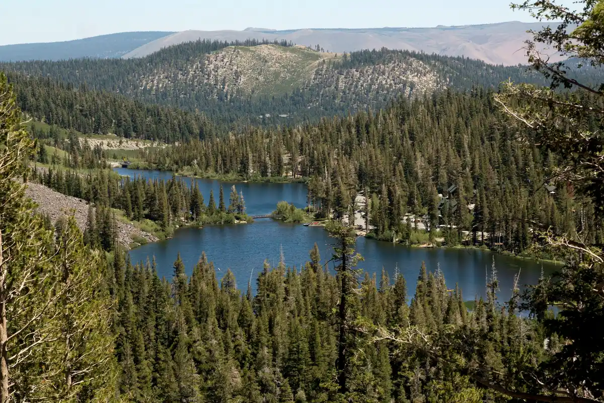Mammoth Lakes · your base for the whole loop The mountain town of Mammoth Lakes, California
