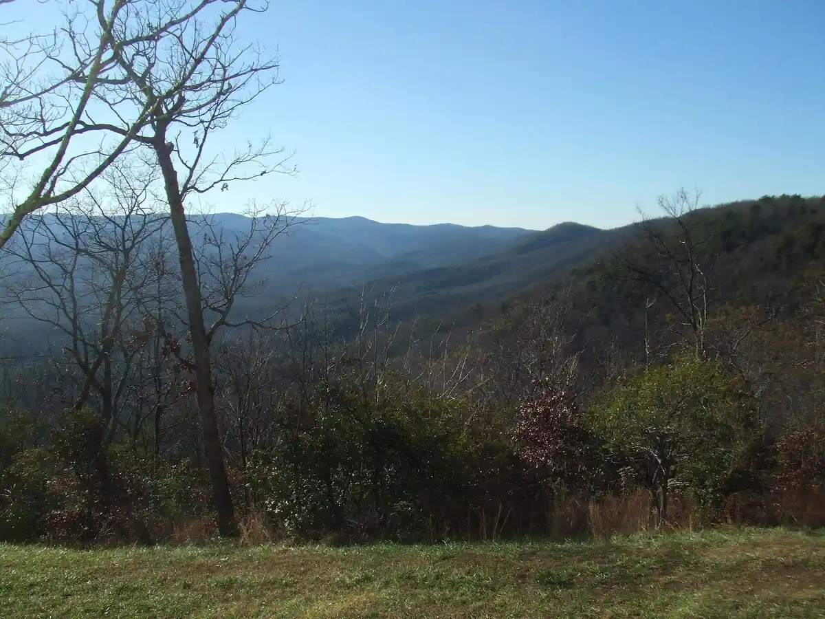 Amicalola Falls · the approach trail