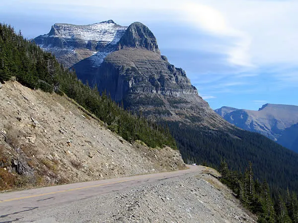 Drive Going-to-the-Sun Road to Logan Pass