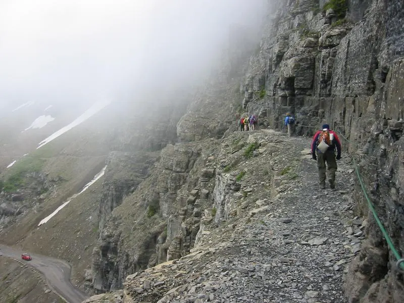 Highline Trail · below the Garden Wall