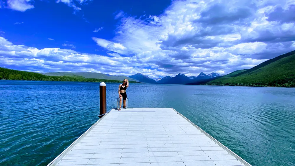 The dock at Lake McDonald