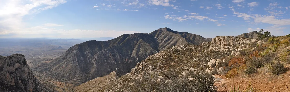 Guadalupe Peak Trail · exposed switchbacks