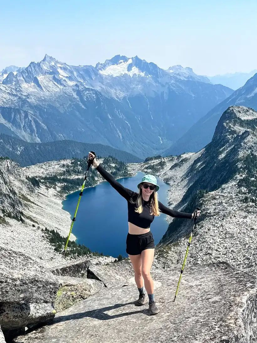Above the lake