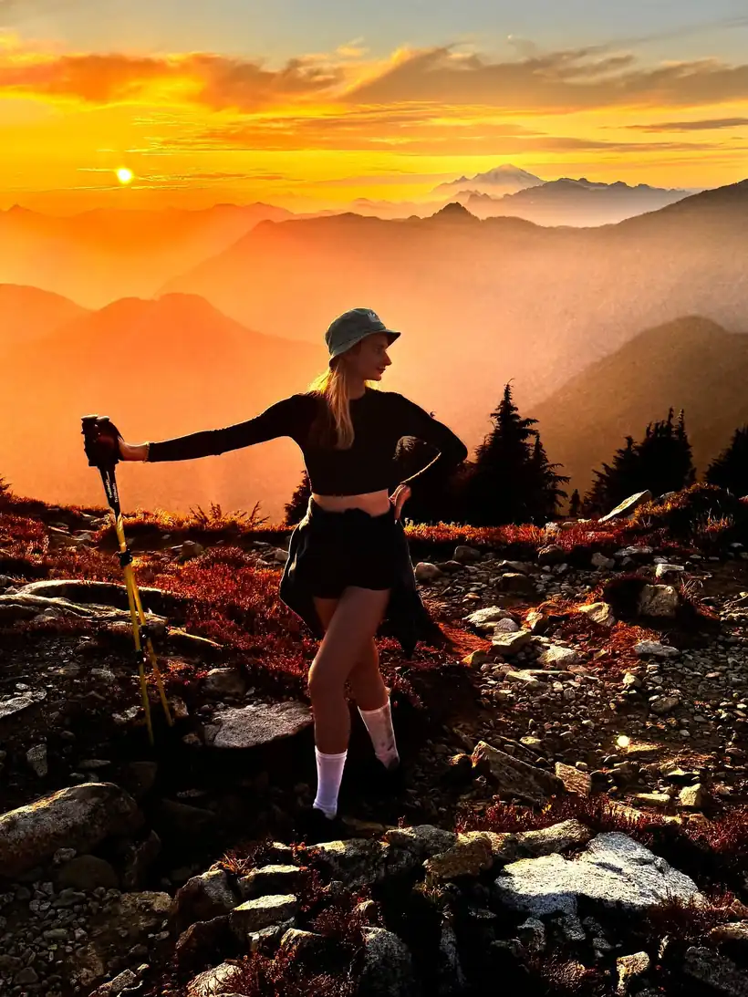 Sunset from the summit