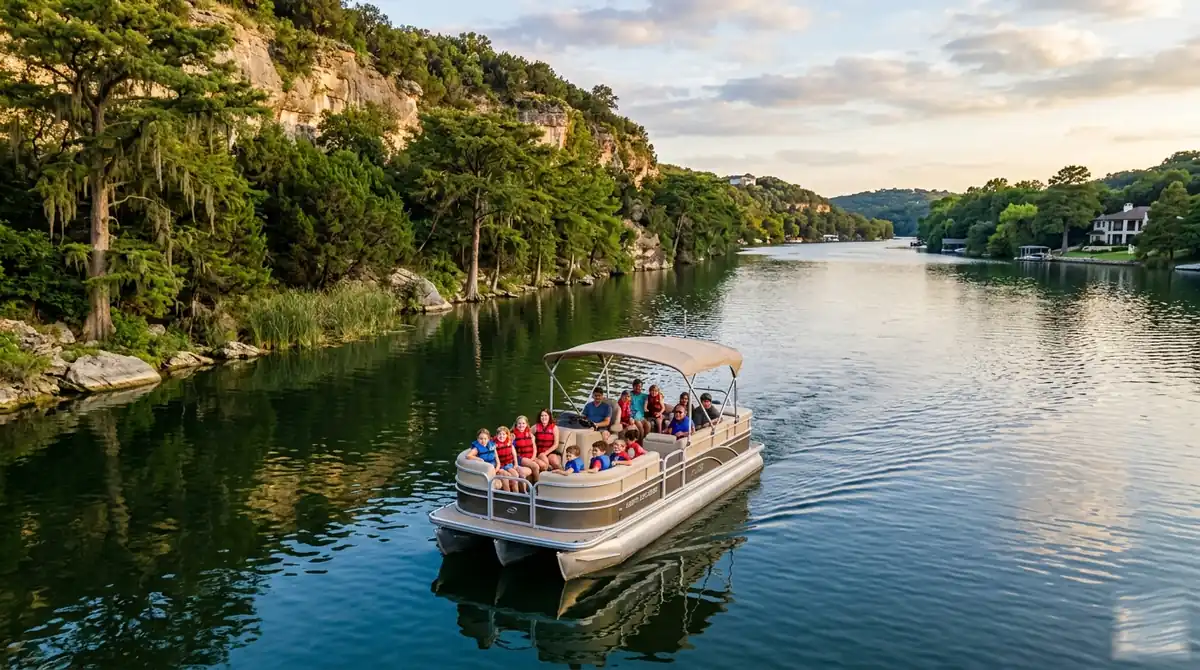 Lake Austin · an hour on the water