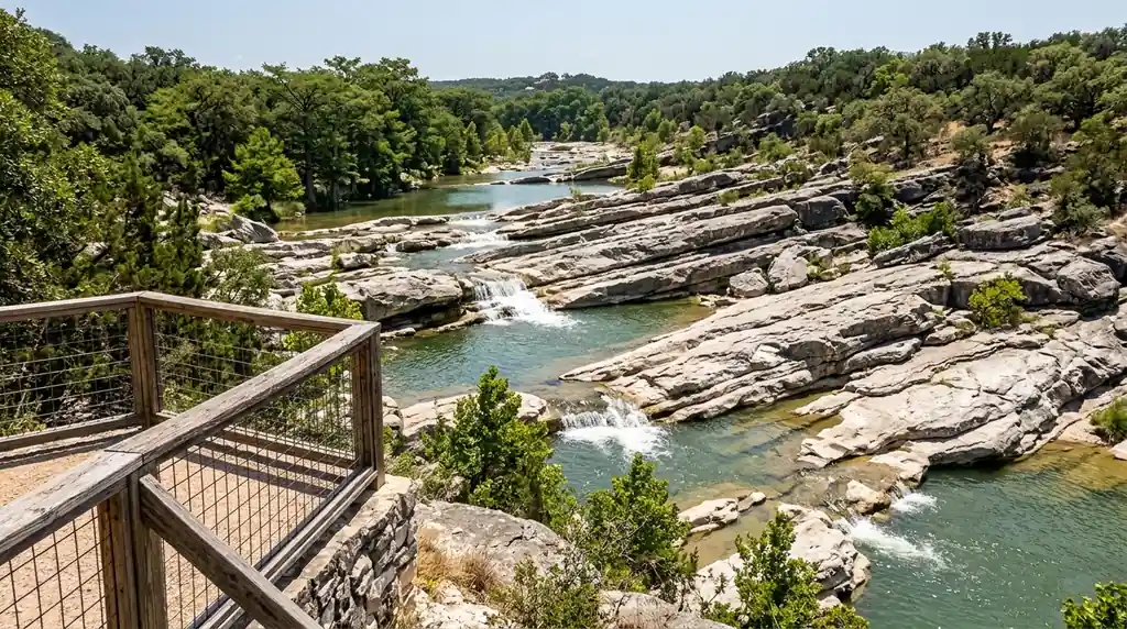 Pedernales Falls overlook