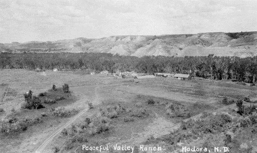 The Peaceful Valley area at the end of the Maah Daah Hey Trail section