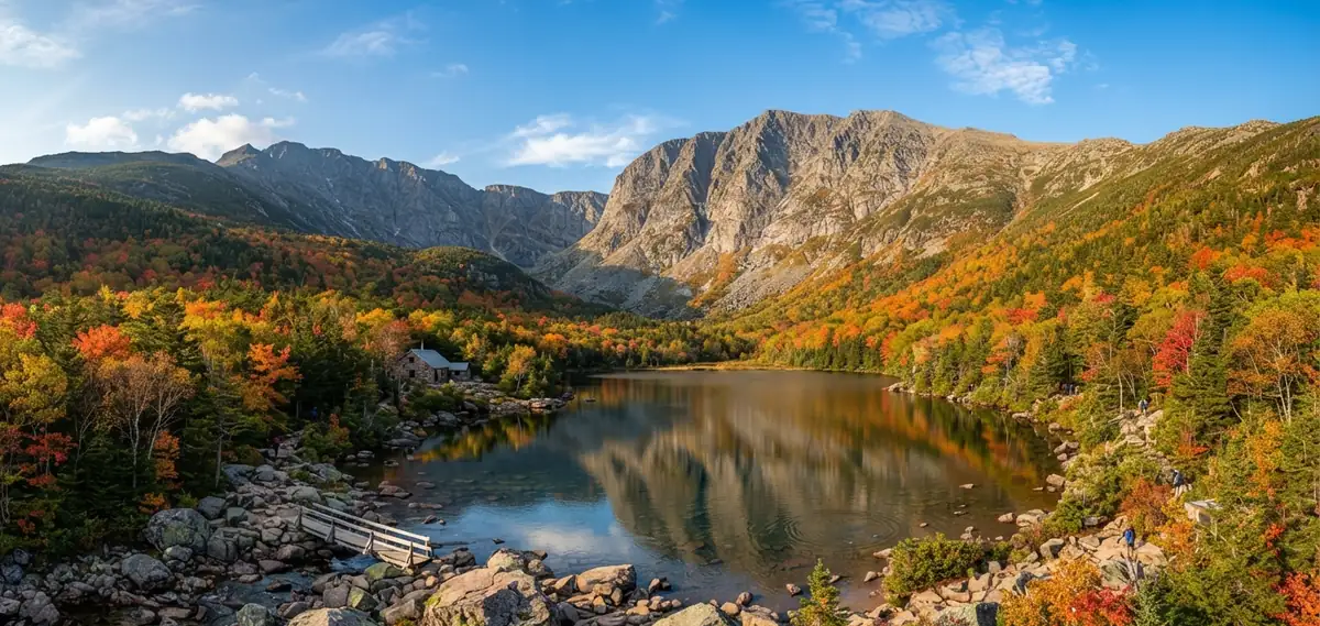 Descend via Saddle & Chimney Pond Trails