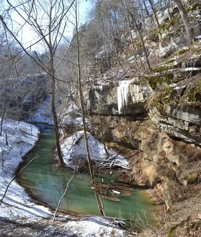 Cedar Sink · 1 mile, south side