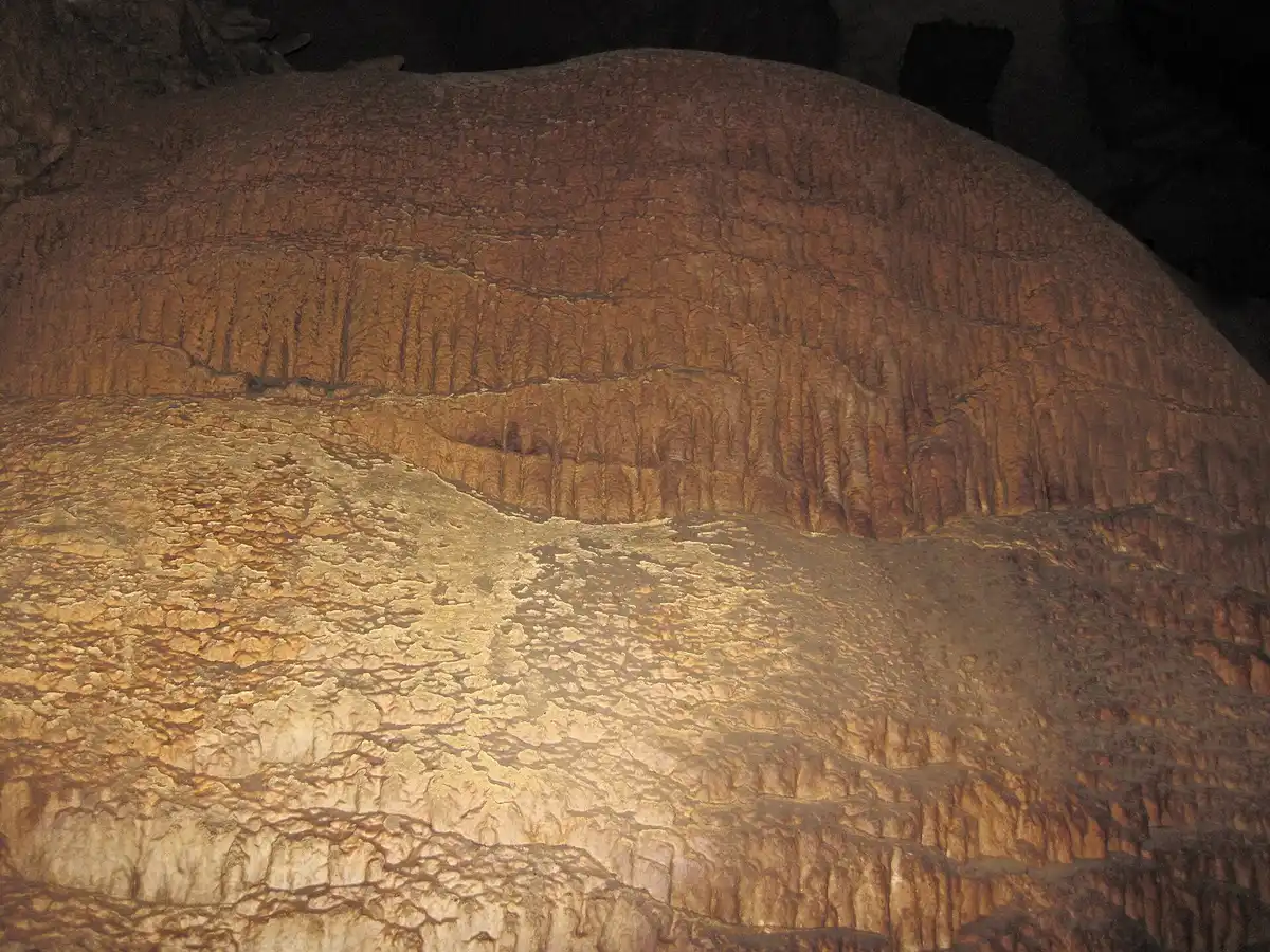 Frozen Niagara · the end of Domes and Dripstones