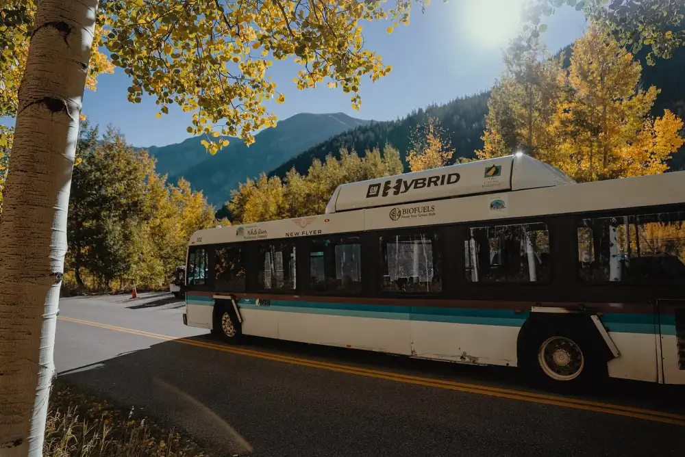 Maroon Creek Road · the way in for most visitors