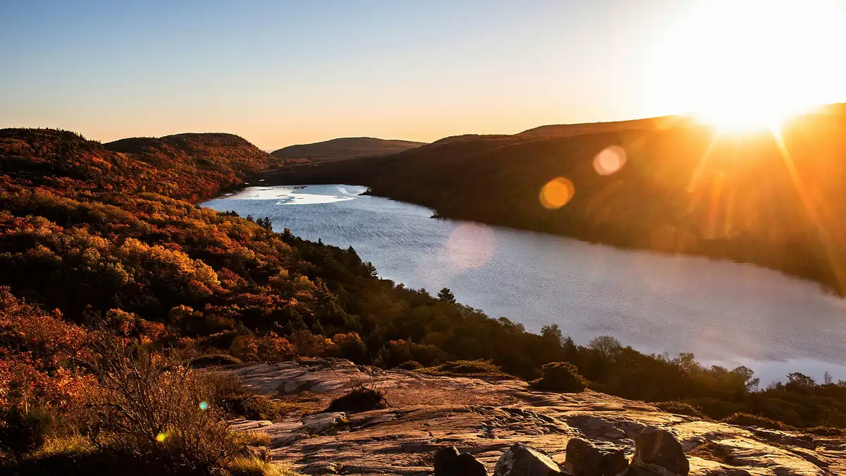Lake of the Clouds overlook, Porcupine Mountains