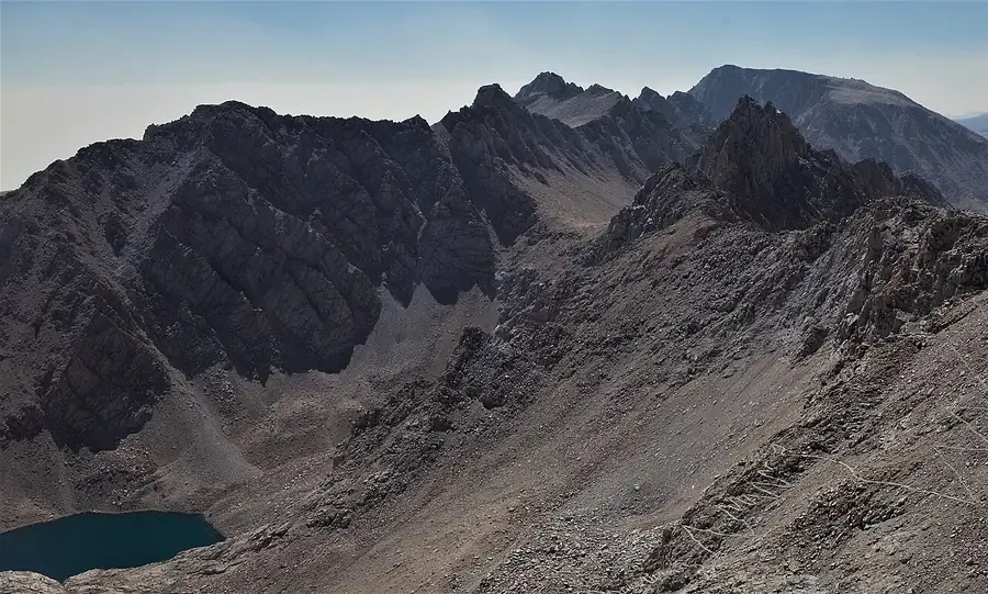 Mirror Lake · an alpine lake on the climb