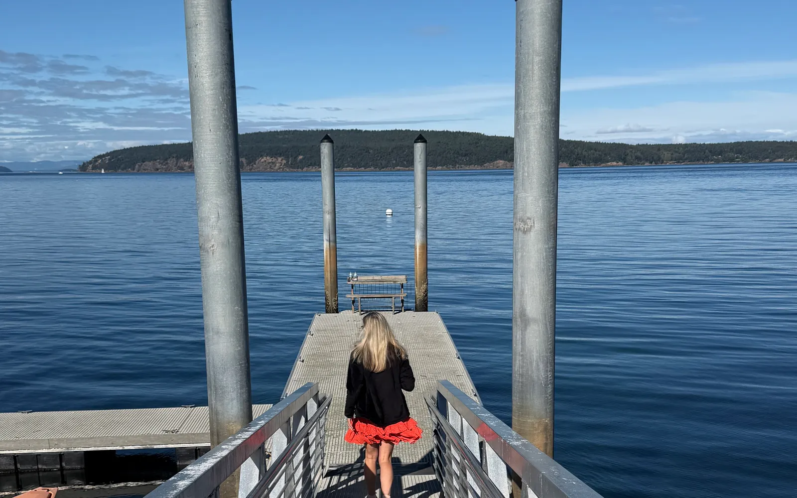 Off the boat