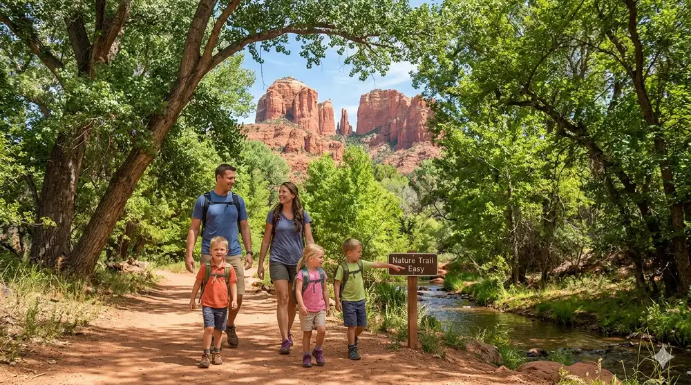 Red rock formations at Red Rock State Park near Sedona