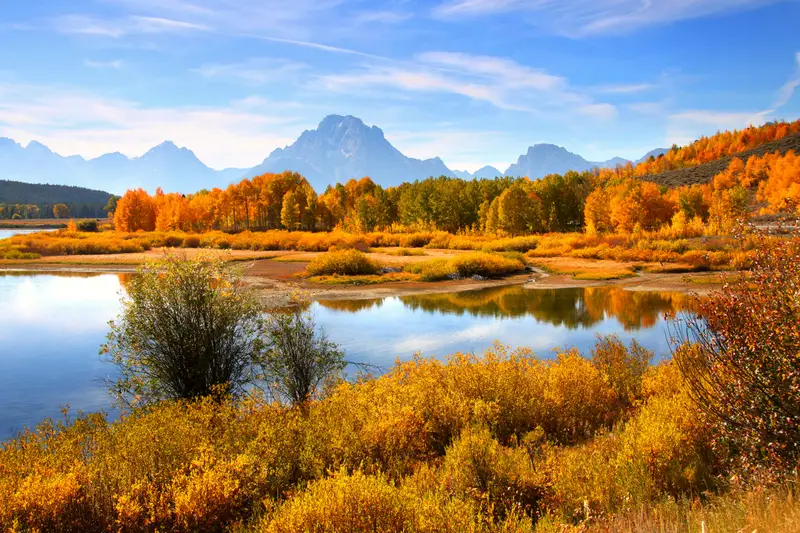 The Tetons in fall