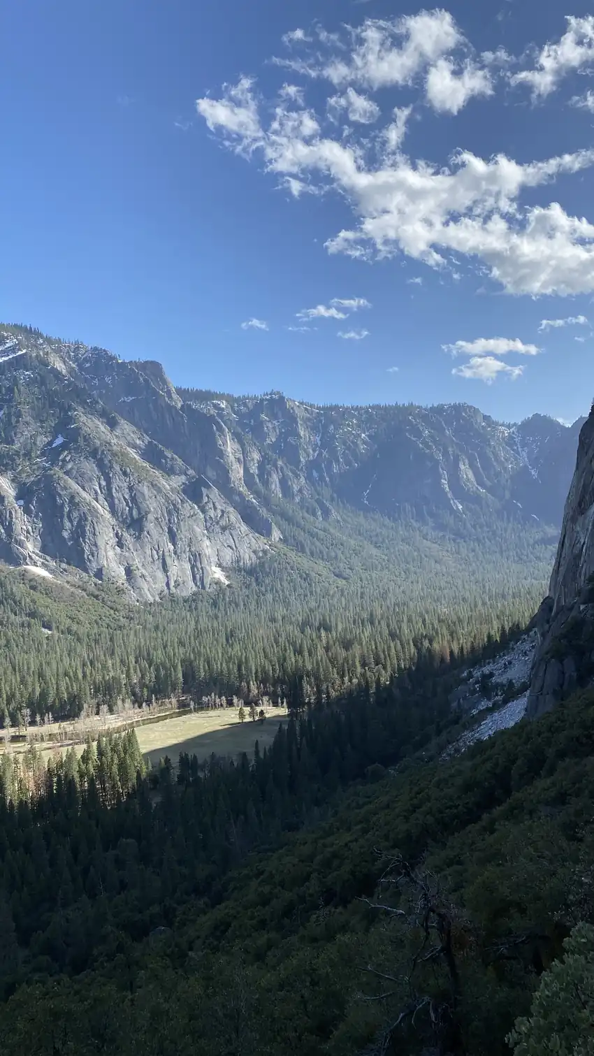 The valley and the Merced from above