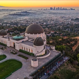 Griffith Observatory over Los Angeles