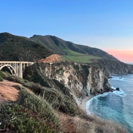 Big Sur coast at Hurricane Point